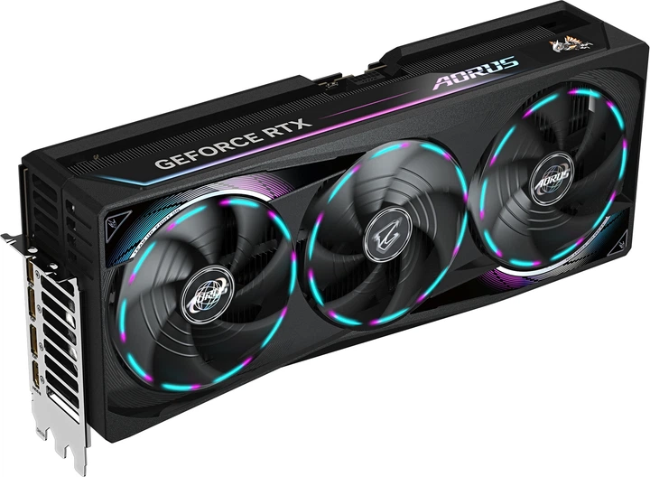 Відеокарта Gigabyte PCI-Ex GeForce RTX 5090 Aorus Master 32GB GDDR7 (512bit) (2655/28000) (HDMI, 3 x DisplayPort) (GV-N5090AORUS M-32GD) - зображення 3