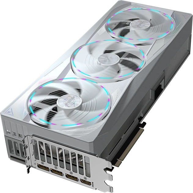 Karta graficzna Gigabyte PCI-Ex GeForce RTX 5090 Aorus Master Ice 32GB GDDR7 (512bit) (2655/28000) (HDMI, 3 x DisplayPort) (GV-N5090AORUSM ICE-32GD) - obraz 5