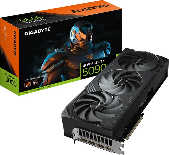 Відеокарта Gigabyte PCI-Ex GeForce RTX 5090 Windforce OC 32GB