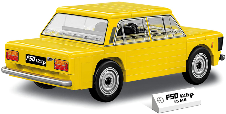 Конструктор Cobi Cars Youngtimer Fso жовтий 106 елементів (5902251245887) - зображення 6