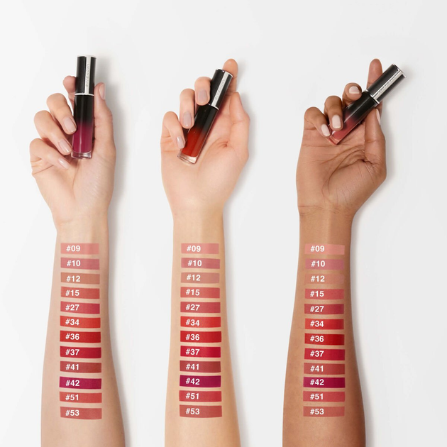 Pomadka w płynie Givenchy Le Rouge Interdit Velvet matowa 53 Brun Delicat 6.5 ml (3274872457560) - obraz 4