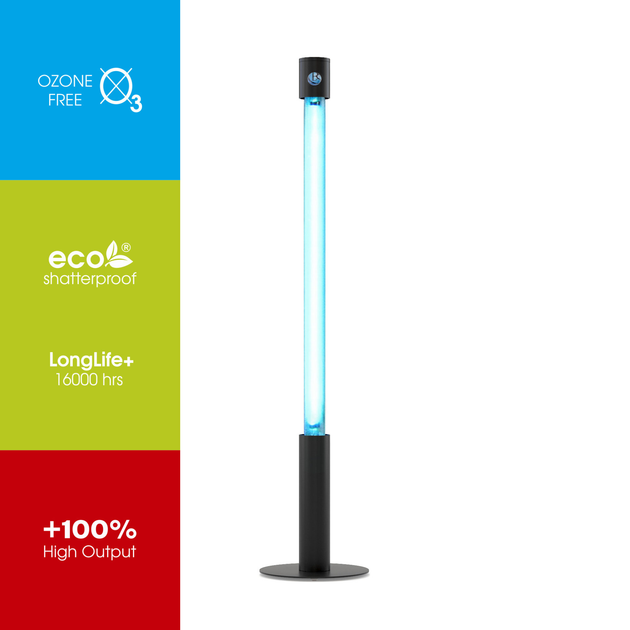 Бактерицидний опромінювач BactoSfera 360° 25 ECO +100% Black - зображення 1