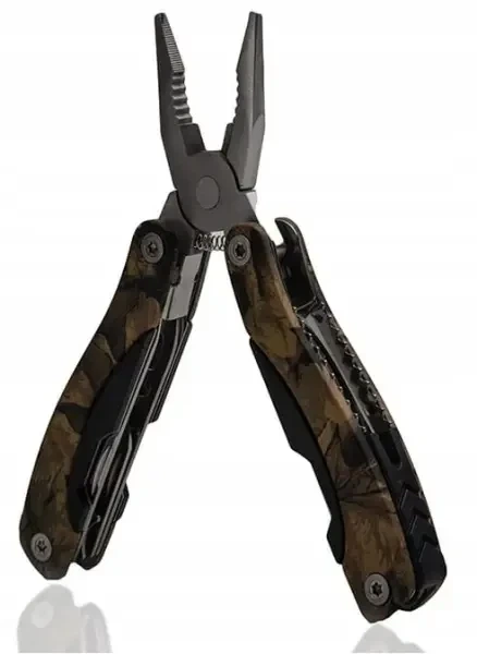 Мультитул 10 в 1 Gerber BG 8812 Мультиинструмент камуфляжный нож пила открывалка отвертка - изображение 3