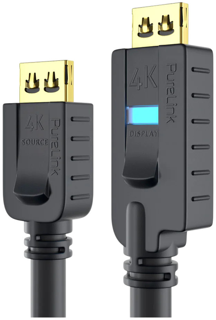 Aktywny kabel PureLink PureInstall HDMI - HDMI 2.0 4K/UHD 18Gbps 10m Black (PI2010-100) - obraz 1