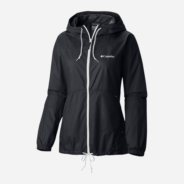 Спортивна вітровка з капюшоном жіноча Columbia Flash Forward II Windbreaker 2116531010 S Чорна (195982367491) - зображення 7