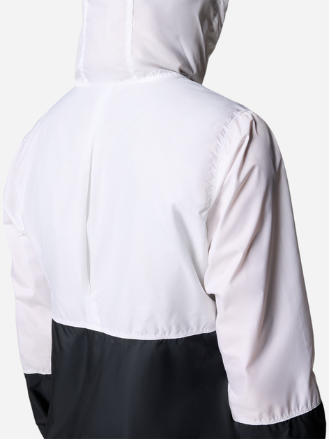 Спортивна вітровка з капюшоном жіноча Columbia Flash Forward II Windbreaker 2116531100 S Білий/Чорний (195982367606) - зображення 6