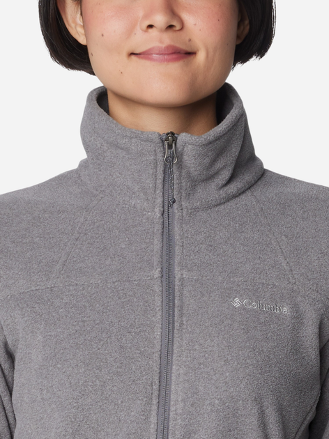 Bluza damska rozpinana streetwear z kołnierzykiem Columbia Fast Trek II Jacket 1465351024 S Szara (195980411813) - obraz 6