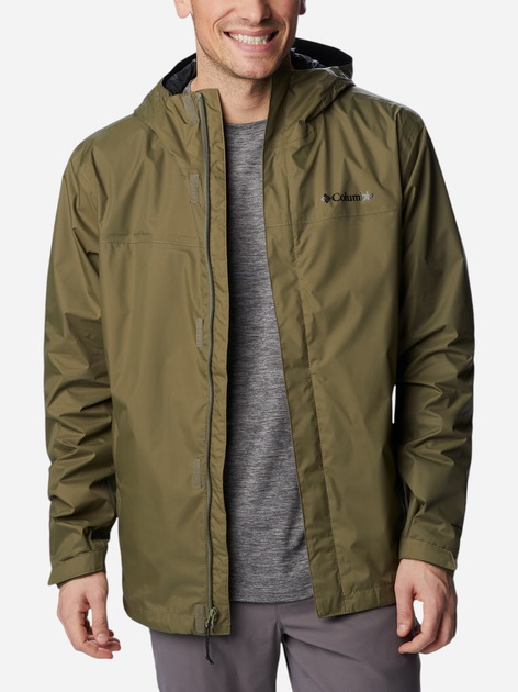 Kurtka wiatrówka męska sportowa Columbia Watertight II Jacket 1533898399 M Oliwkowa (195981070484) - obraz 4