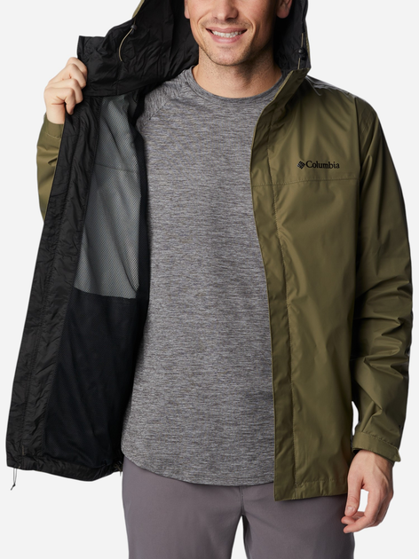 Kurtka wiatrówka męska sportowa Columbia Watertight II Jacket 1533898399 M Oliwkowa (195981070484) - obraz 5