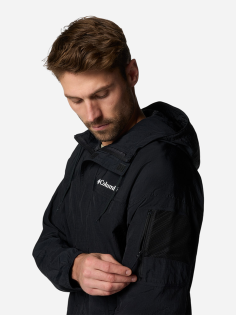 Kurtka wiatrówka męska sportowa Columbia Challenger II Windbreaker 2071553011 S Czarna (195982330938) - obraz 4