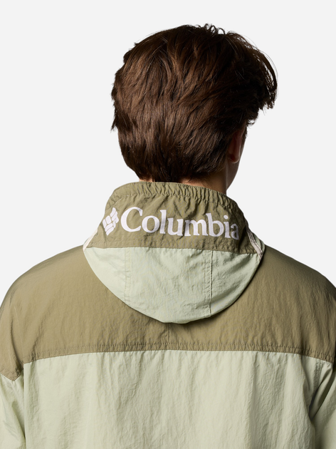 Kurtka wiatrówka męska sportowa Columbia Challenger II Windbreaker 2071553348 XL Jasnooliwkowa (195982330860) - obraz 6