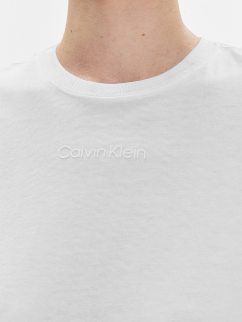 Футболка жіноча Calvin Klein 00GWS3K104-YAF L Біла (8720108322591) - зображення 5