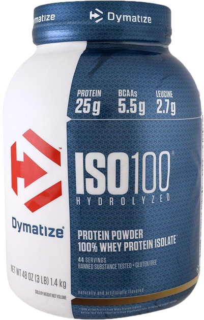 Протеин Dymatize Nutrition ISO 100 1.4 кг Gourmet Chocolate ...