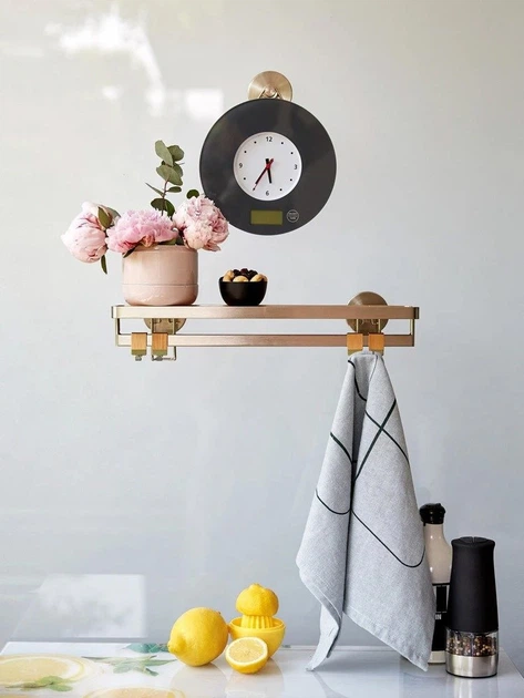 Półka na przyprawy Wenko Bamboo Premium z relingiem (4008838217801) - obraz 6