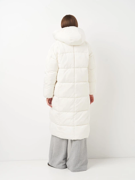 Куртка зимняя длинная женская C&A 2180407p02 34 Молочная