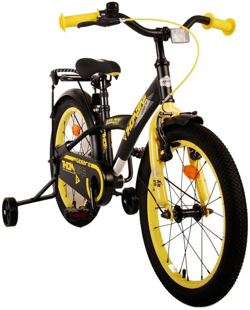 Rower dziecięcy Volare Thombike Black Yellow 18" (8715347217968) - obraz 3