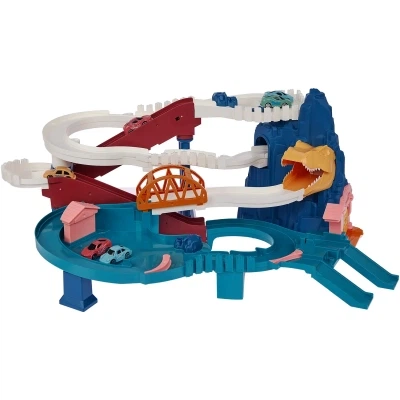 Игровой набор ZIPP Toys Dino автотрек-серпантин электрический, 6 машинок (5501A) - изображение 8