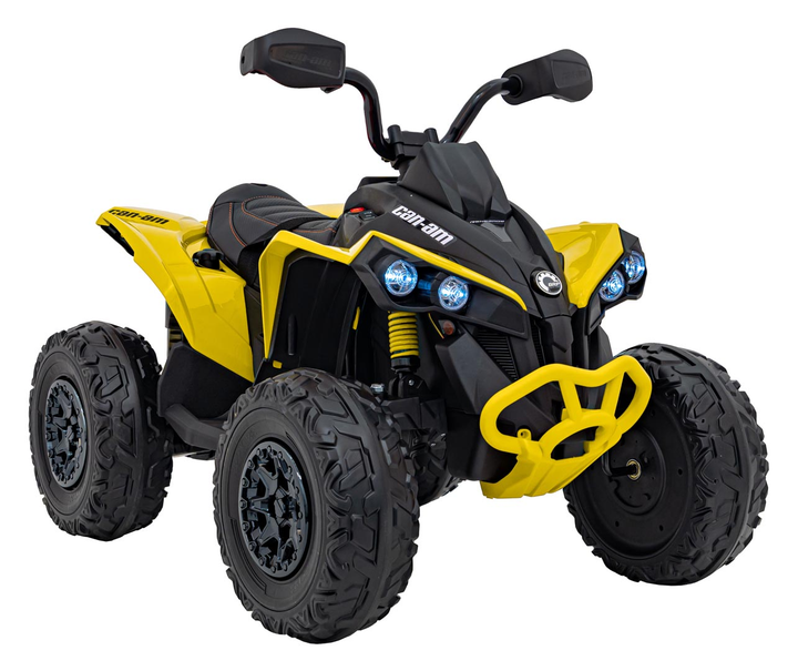 Pojazd elektryczny Ramiz Quad Maverick ATV Żółty (5903864942965) - obraz 1