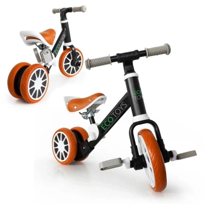 Біговел Ecotoys Велосипед 2 в 1 Energy black (LC-V1307 BLACK) - зображення 3