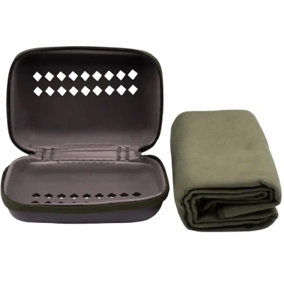 Туристическое полотенце Tribe з мікрофібри в чохлі Pocket Towel 50х100 M Army-green (T-LC-0001-M-army-green) - изображение 9