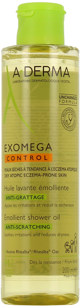 Oczyszczający olejek pod prysznic A-Derma Exomega Control 200 ml (3282770393842) - obraz 1