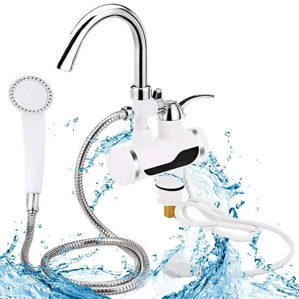 Водонагреватель Water heater c душем и с lcd экраном с нижним подключением - изображение 2