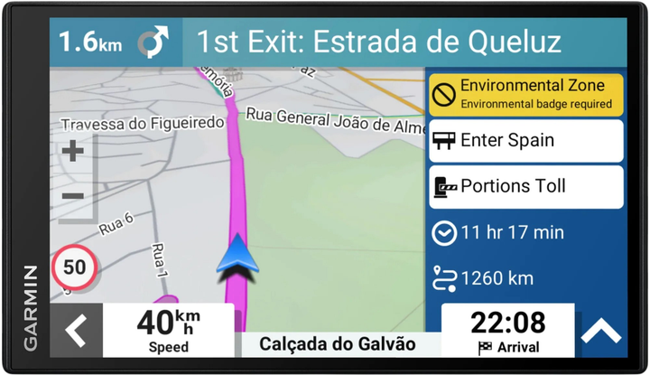 Nawigacja GPS Garmin DriveSmart 76 EU MT-D (010-02470-11) - obraz 3