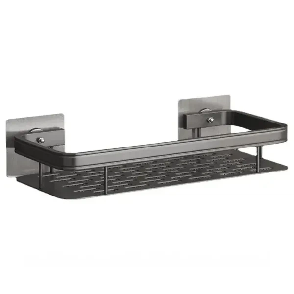 Подвесная металлическая полка для ванной комнаты Bathroom shelf Органайзер в ванную До 10 кг - изображение 6