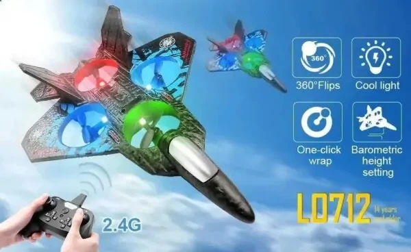Истребитель военный на радиоуправлении L0712 из пенопласта - изображение 4