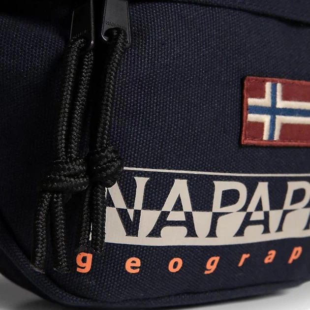 Сумка бананка поясна тканинна Napapijri Hering WB 3 NP0A4GGP1761 Темно-синя (196012058044) - зображення 4