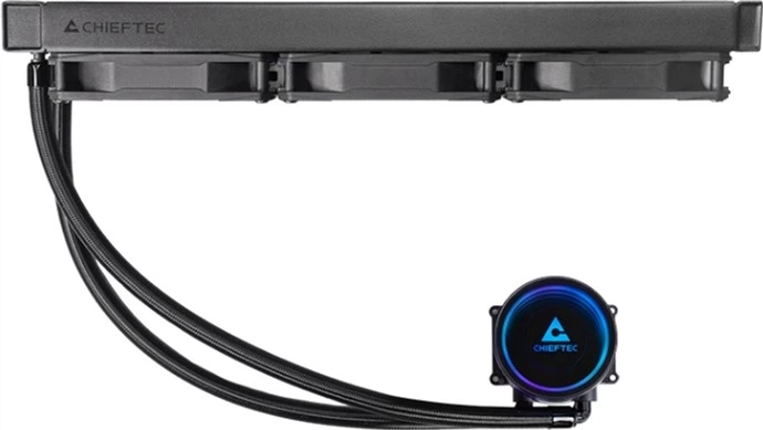 Система водяного охолодження Chieftec Iceberg 360 DARK (CLC-360-BLK) - зображення 2