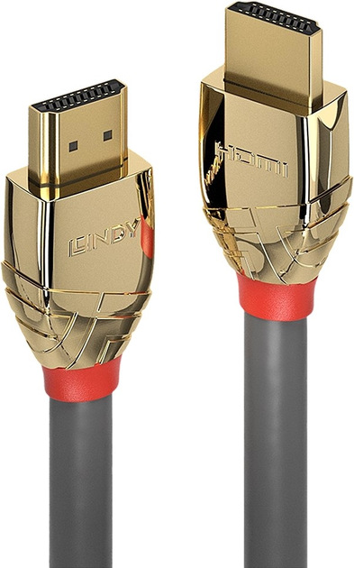 Kabel Lindy Gold Line HDMI 1 m (4002888378611) - obraz 1