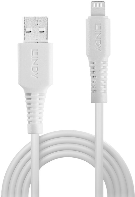 Кабель Lindy USB to Lightning 50 см (4002888313254) - зображення 1