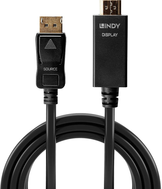 Кабель Lindy DisplayPort to HDMI 1 м (4002888369213) - зображення 2