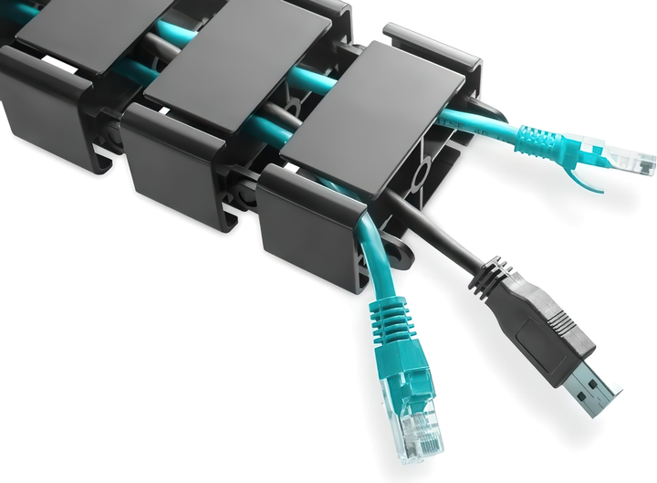 Кабельний органайзер Digitus flexible conduit Black (4016032463313) - зображення 5