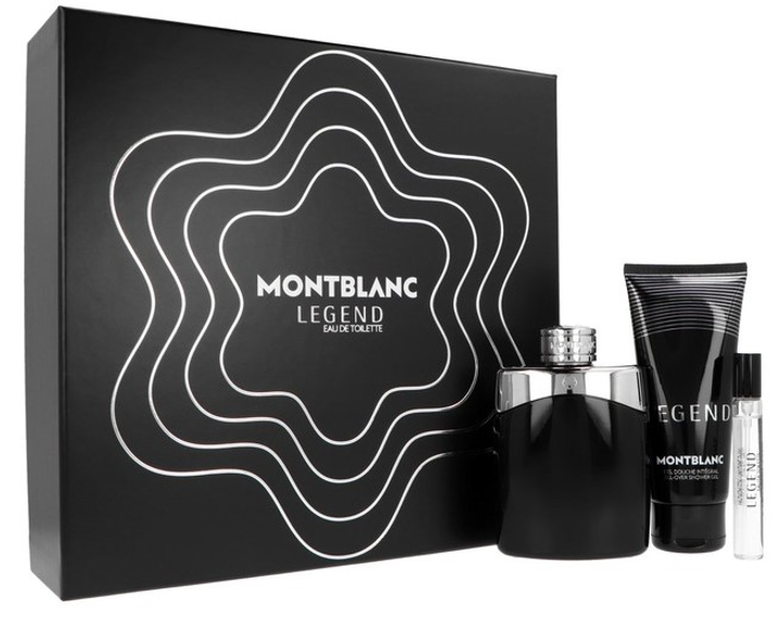 Zestaw męski Montblanc Legend Woda toaletowa 100 ml + Miniaturka Woda toaletowa 7.5 ml + Perfumowany żel pod prysznic 100 ml (3386460147927) - obraz 1