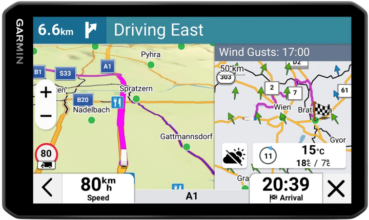 Nawigacja GPS Garmin dēzl LGV720 EU MT-D (010-02924-10) - obraz 6