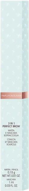 Олівець для брів Naj Oleari Perfect Brow 3 в 1 01 Blonde 1 мл (8011003840557) - зображення 4