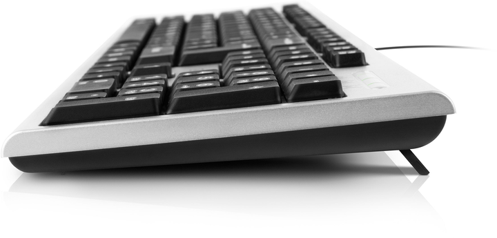 Клавиатура проводная Real-El 507 Standard USB Silver (EL123100046) - изображение 4