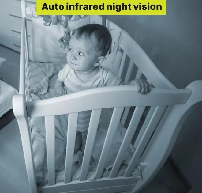 Видеоняня Baby Monitor SM650 с монитором 5'' двусторонней связью и ночным видением - изображение 2