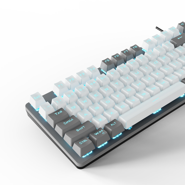 Клавиатура Aula Mechanical F3287/keycap KRGD серый, белый (469244) - изображение 4