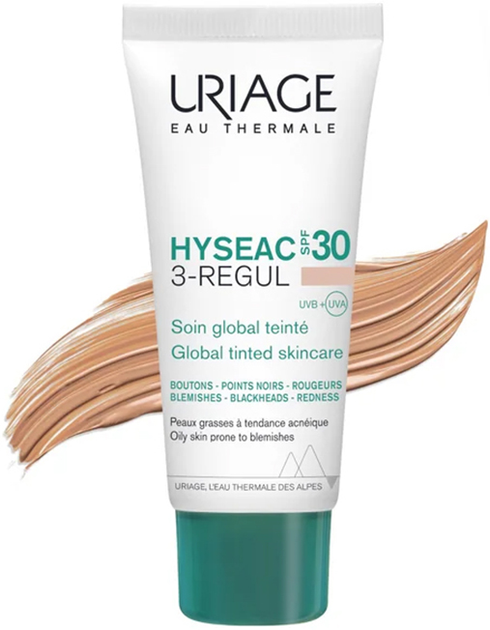 Тональний крем для обличчя Uriage Hyseac Global Color Treatment SPF30 40 мл (3661434010095) - зображення 3