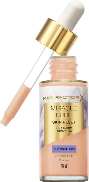 Podkład do twarzy Max Factor Miracle Pure Skin Reset Serum 10-30 Fair 30 ml (3616305711694) - obraz 1