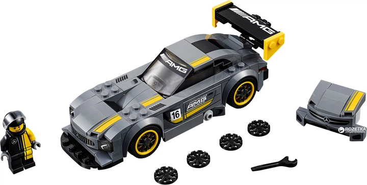 Конструктор LEGO Speed Champions Mercedes-AMG GT3 196 деталей