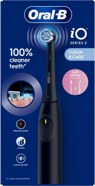 Elektryczna szczoteczka do zębów Oral-B iO 2 Black - obraz 2