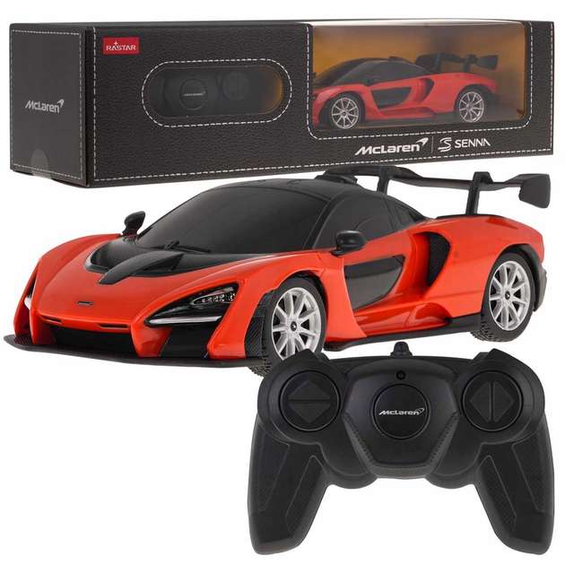 Pojazd Rastar McLaren Senna zdalnie sterowany 1:24 Pomarańczowy (5903864944150) - obraz 2