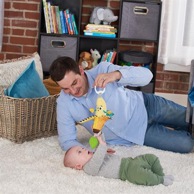 М'яка іграшка-підвіска Tomy Lamaze Бананчик з прорізувачем (0796714273822) - зображення 5