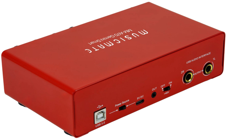 Аудіоінтерфейс MusicMate MM-AI70 Gemini Smart (5904119284274) - зображення 5