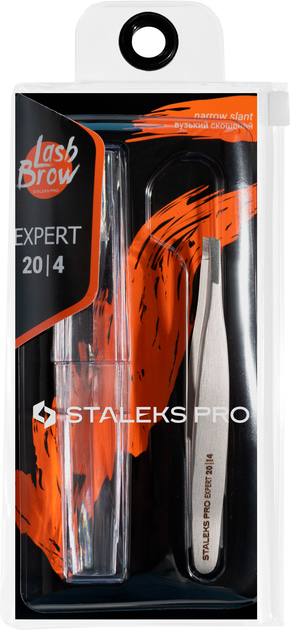 Pęseta do brwi Staleks Pro Expert 20 Type 4 1 szt (4820121592590) - obraz 4