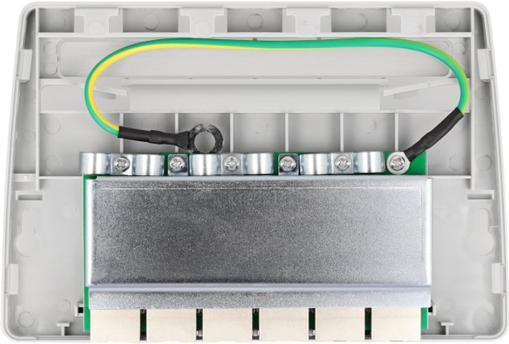 Патч-панель Delock Mini Desktop Patchpanel 6 Port Cat.6A Gray (4043619880492) - зображення 4